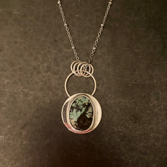 Tree Frog Variscite Pendant
