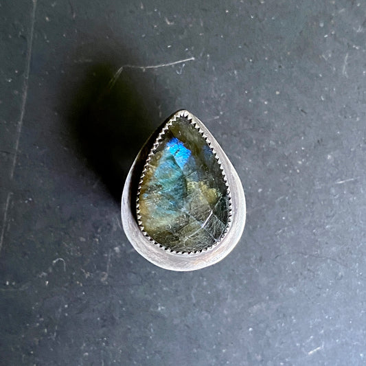 Labradorite Ring Size 8